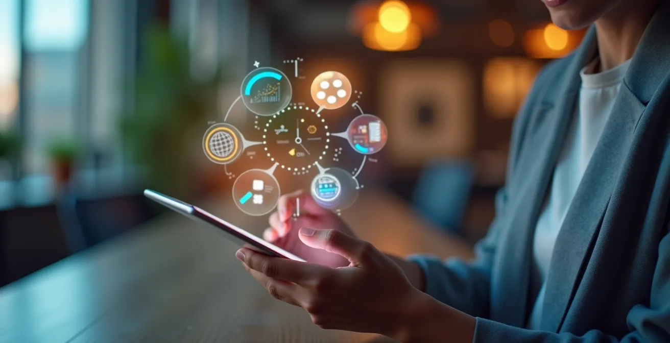 User journey visualization showing step-by-step feature introduction